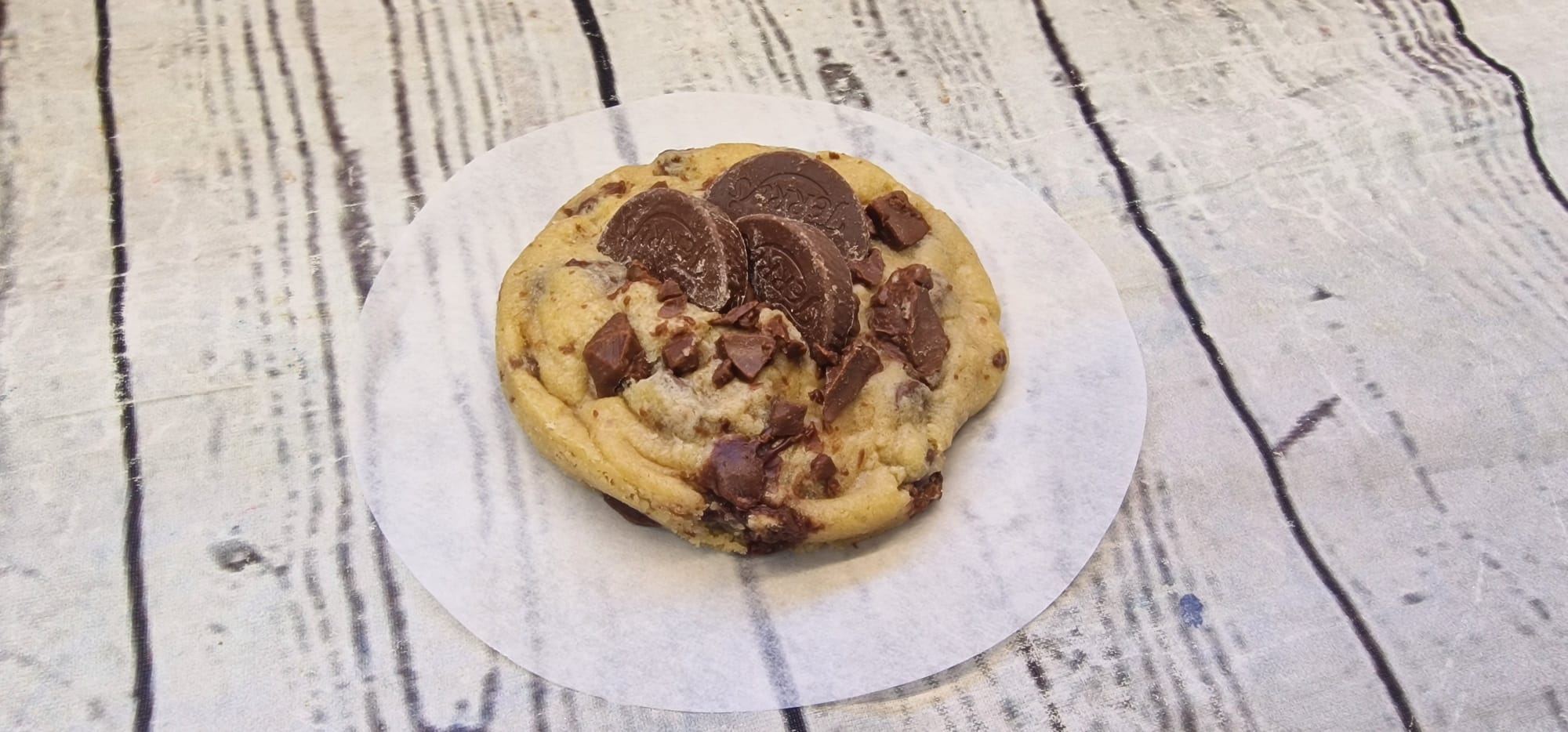 Chocolate Orange Stuffed Cookie